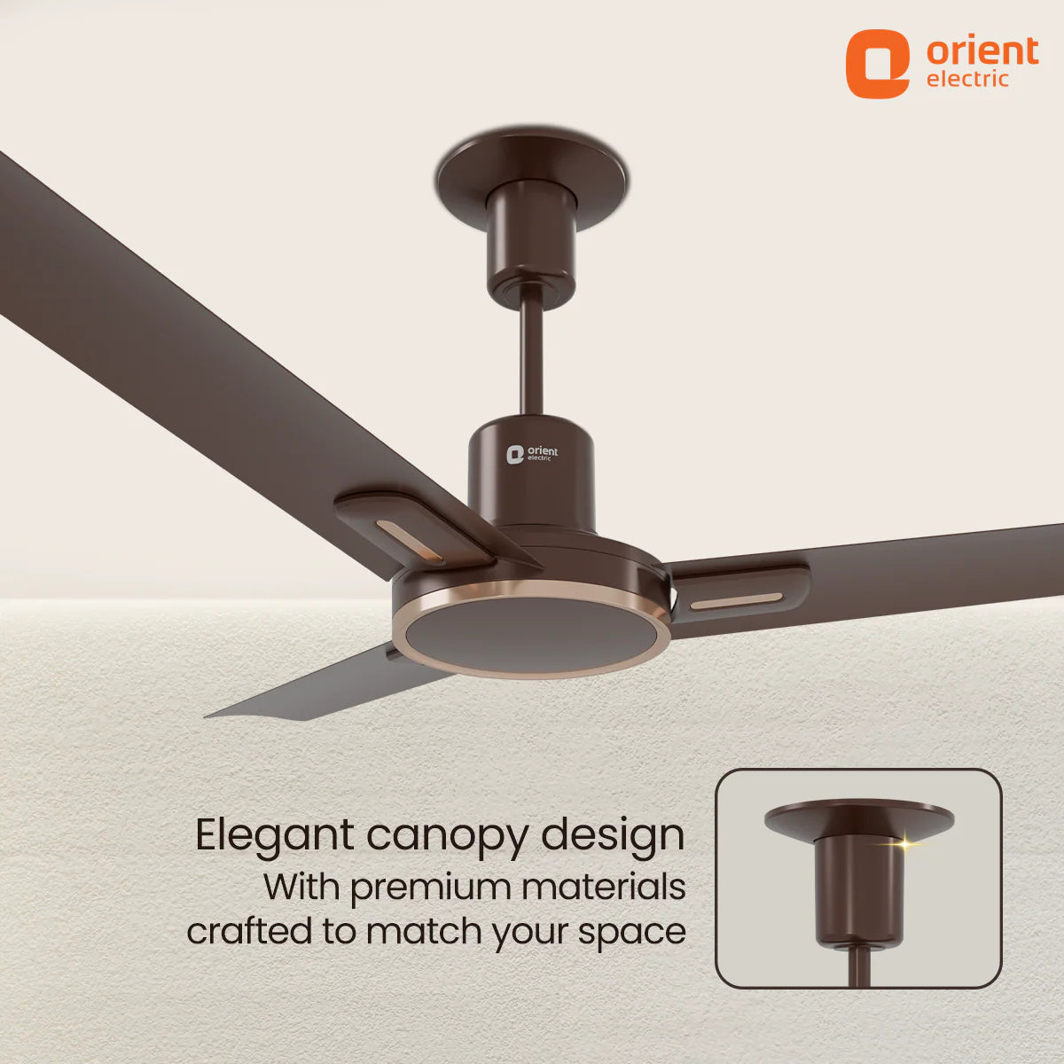 Orient Luna High Speed Decorative Ceiling Fan | 2 Year Warranty 1200MM