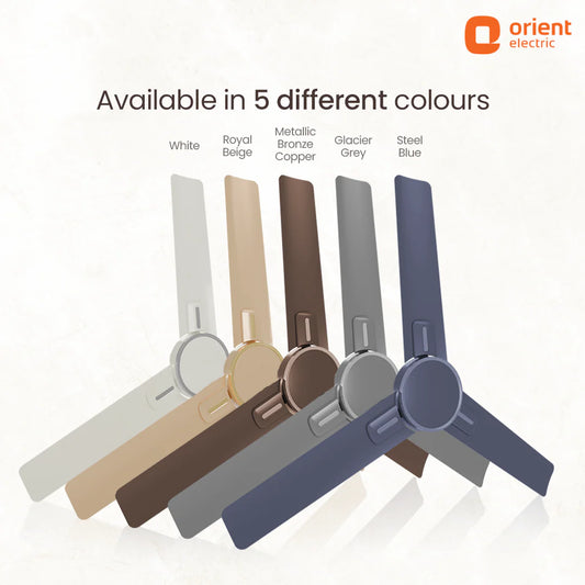 Orient Luna High Speed Decorative Ceiling Fan | 2 Year Warranty 1200MM