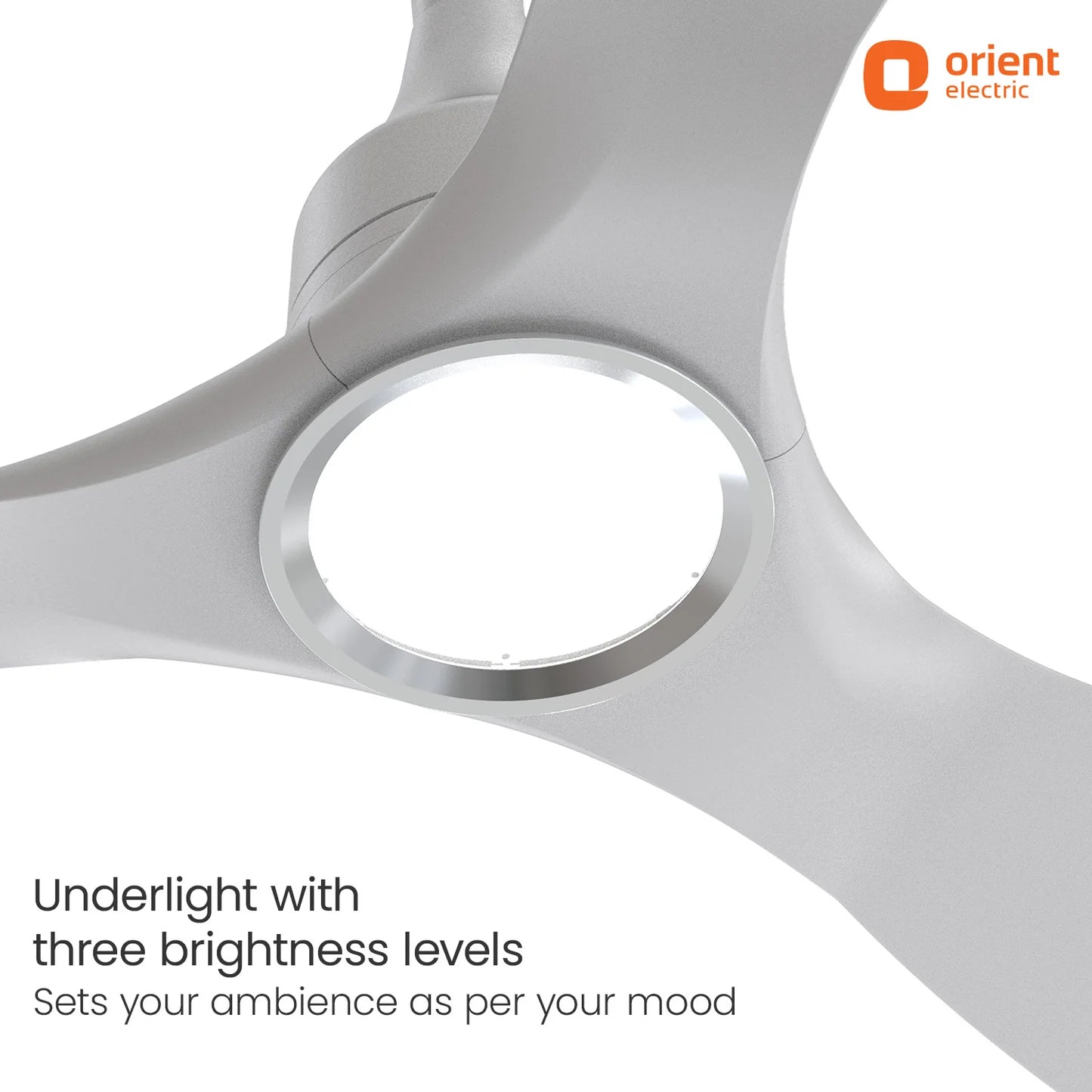 Orient Aerosense Smart BLDC Ceiling Fan | 5 Year Warranty Underlight 1200MM