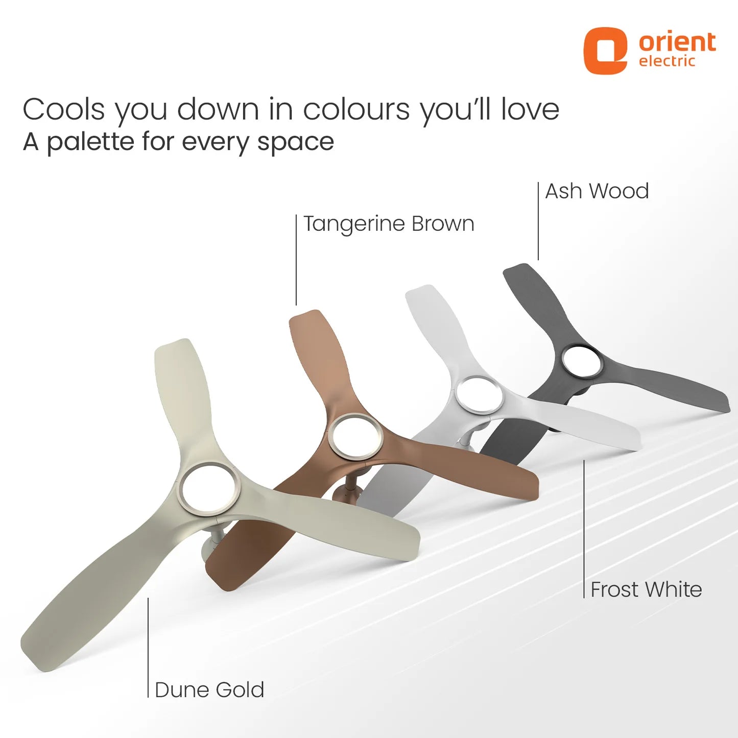 Orient Aerosense Smart BLDC Ceiling Fan | 5 Year Warranty Underlight 1200MM