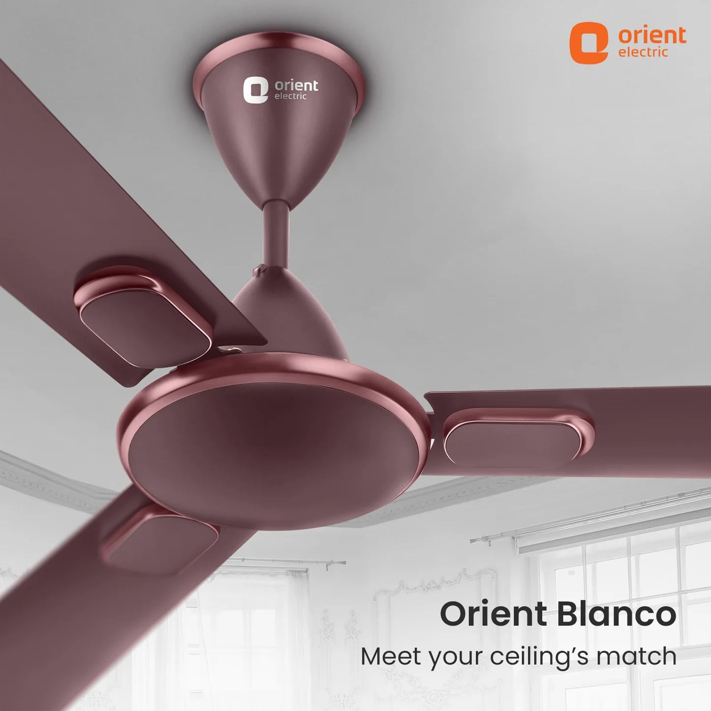 Orient Blanco Decorative Ceiling Fan | 2-Year Warranty 1200MM
