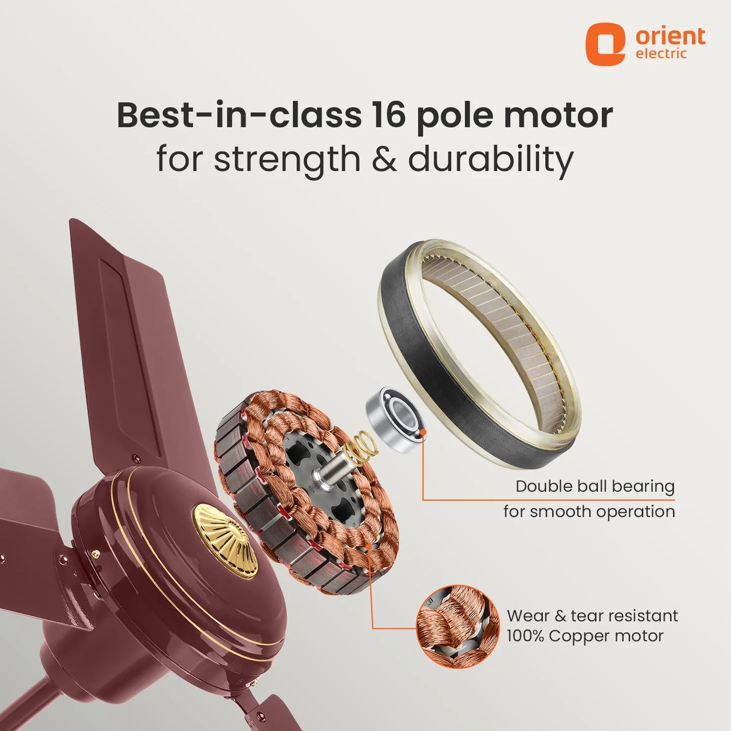 Orient Summercool Ceiling Fan | PSPO Technology  | 1200MM | 5-Year Warranty