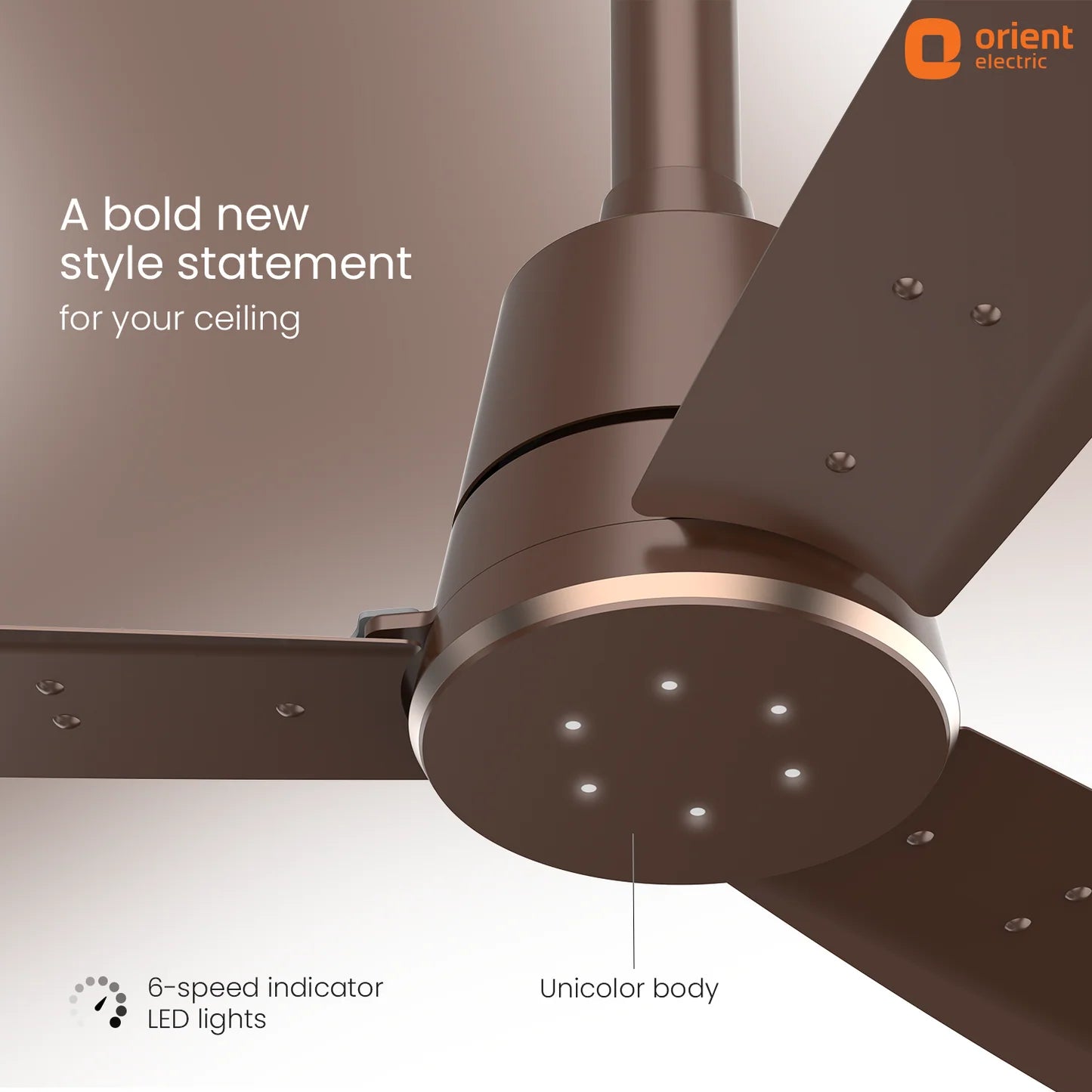 Orient Proton BLDC Fan with Remote | 3-Year Warranty 1200MM