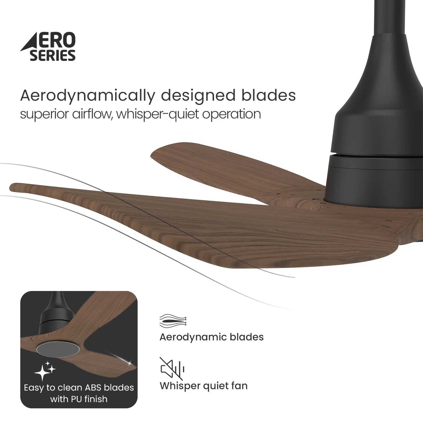 Orient Aerosense Smart BLDC Ceiling Fan | 5 Year Warranty 1200MM (Non-Underlight)