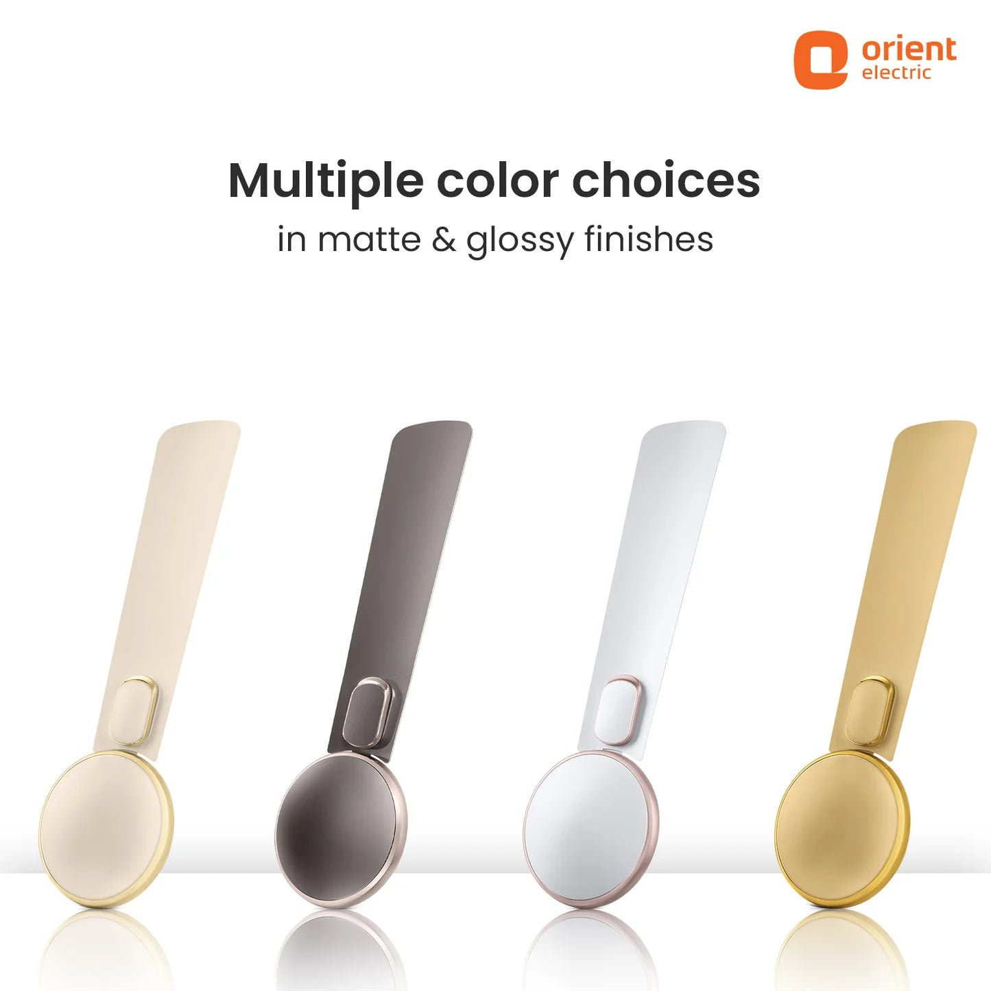 Orient Blanco Decorative Ceiling Fan | 2-Year Warranty 1200MM