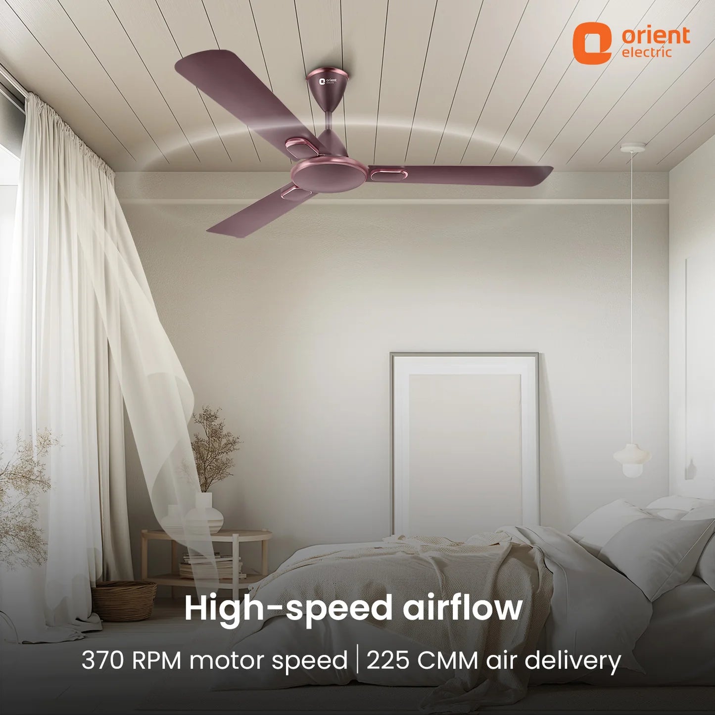 Orient Blanco Decorative Ceiling Fan | 2-Year Warranty 1200MM